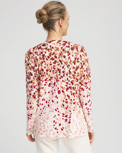 Chico's Women | Ombré Printed V-Neck Cardigan MULTI