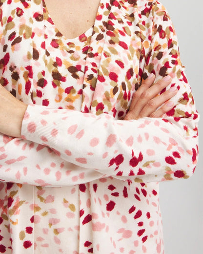 Chico's Women | Ombré Printed V-Neck Cardigan MULTI