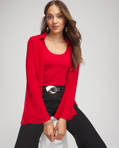 Chico's Women | Microfiber Tank CARMINE RED