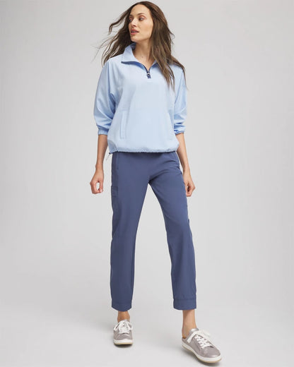 Chico's Women | Zenergy® UPF Half-Zip Mockneck Top DELPHINIUM BLUE