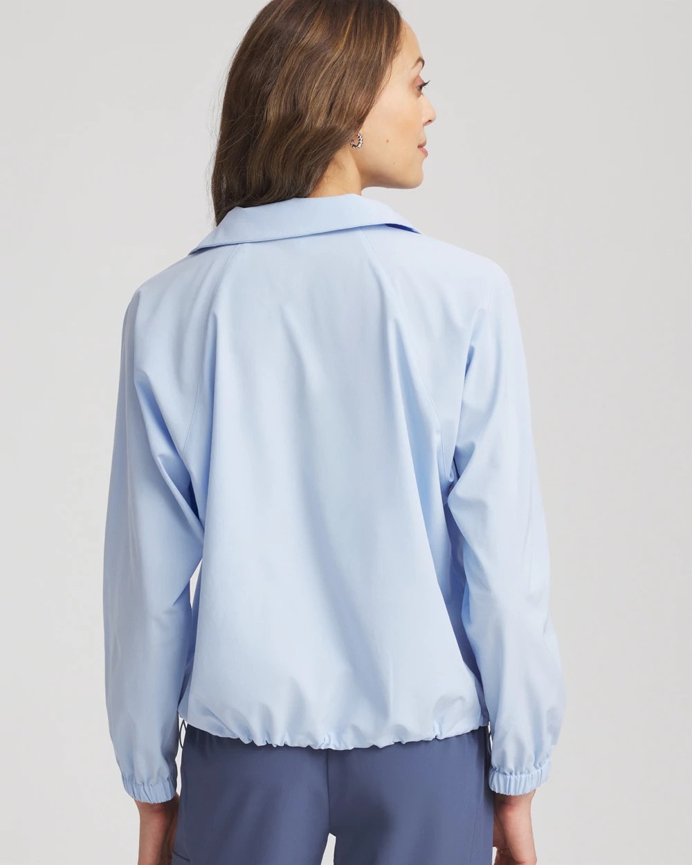 Chico's Women | Zenergy® UPF Half-Zip Mockneck Top DELPHINIUM BLUE