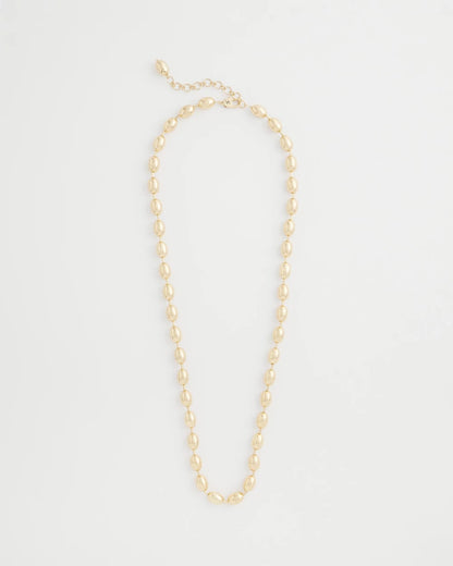 Chico's Women | Gold Bead Long Single-Strand Necklace GOLD