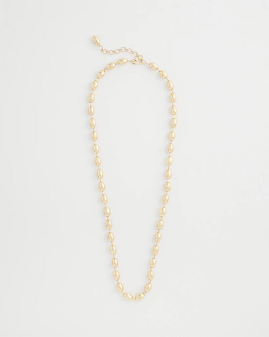 Chico's Women | Gold Bead Long Single-Strand Necklace GOLD