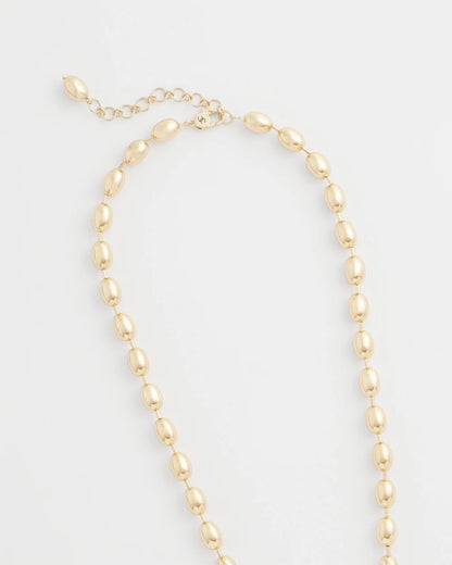 Chico's Women | Gold Bead Long Single-Strand Necklace GOLD