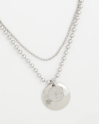 Chico's Women | Short Silver Ball Chain Pendant SILVER