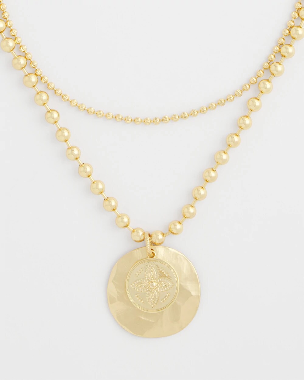 Chico's Women | Short Gold Ball Chain Pendant GOLD