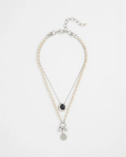 Chico's Women | Short Double Strand Pendant NEUTRAL