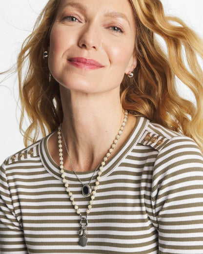 Chico's Women | Short Double Strand Pendant NEUTRAL