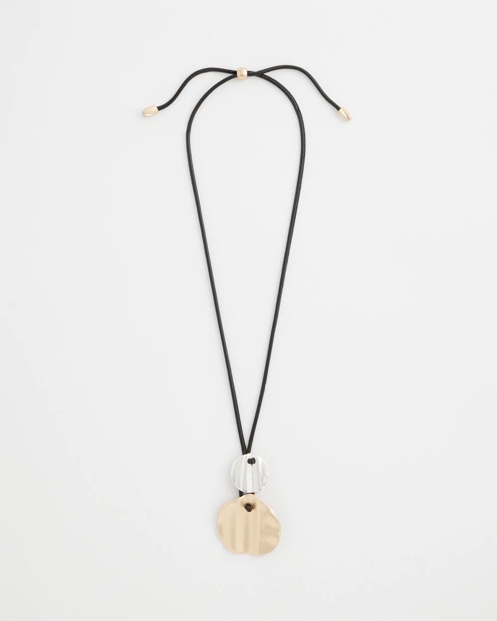 Chico's Women | Crinkle Mixed Metal Pendant MIXED METALS