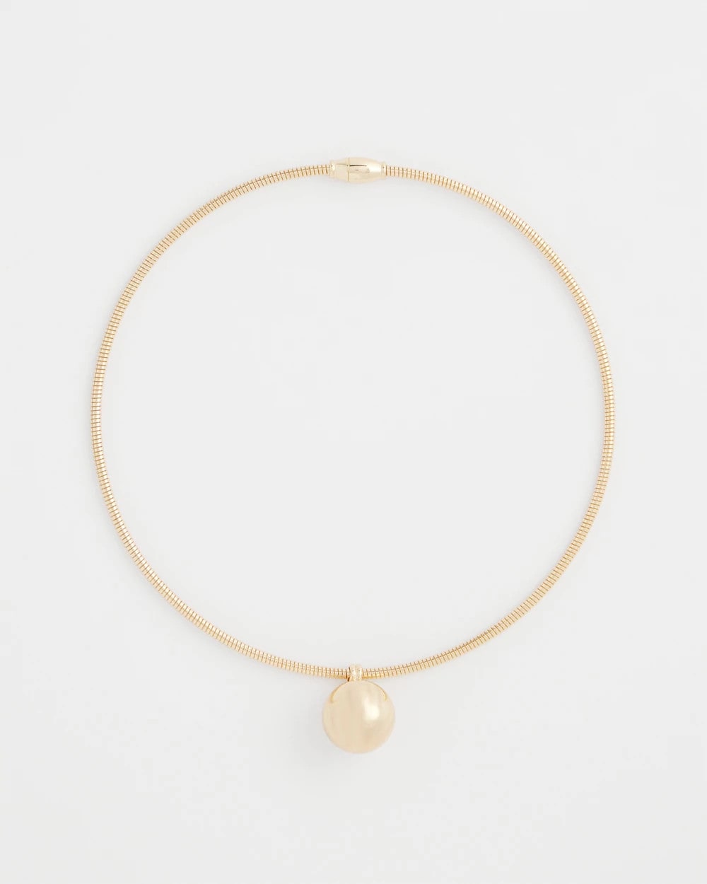 Chico's Women | Gold Bead Collar Necklace GOLD