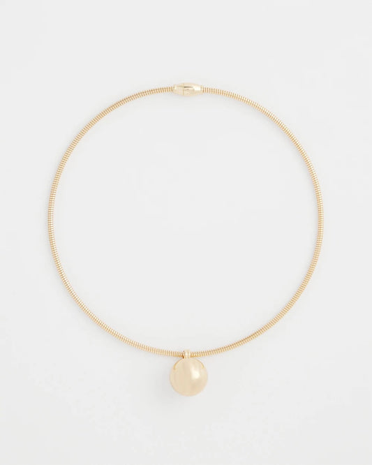 Chico's Women | Gold Bead Collar Necklace GOLD