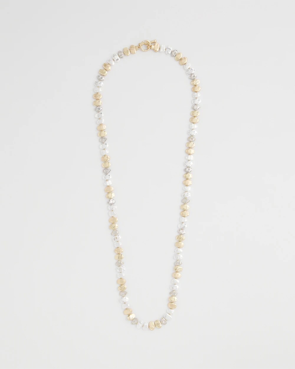 Chico's Women | Mixed Metal Long Single Strand Necklace MIXED METALS