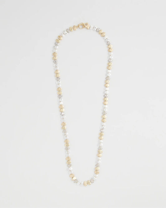 Chico's Women | Mixed Metal Long Single Strand Necklace MIXED METALS