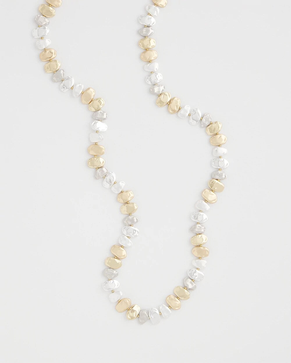 Chico's Women | Mixed Metal Long Single Strand Necklace MIXED METALS