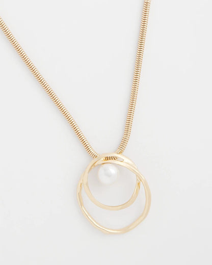 Chico's Women | Pearl and Gold Pendant PEARL