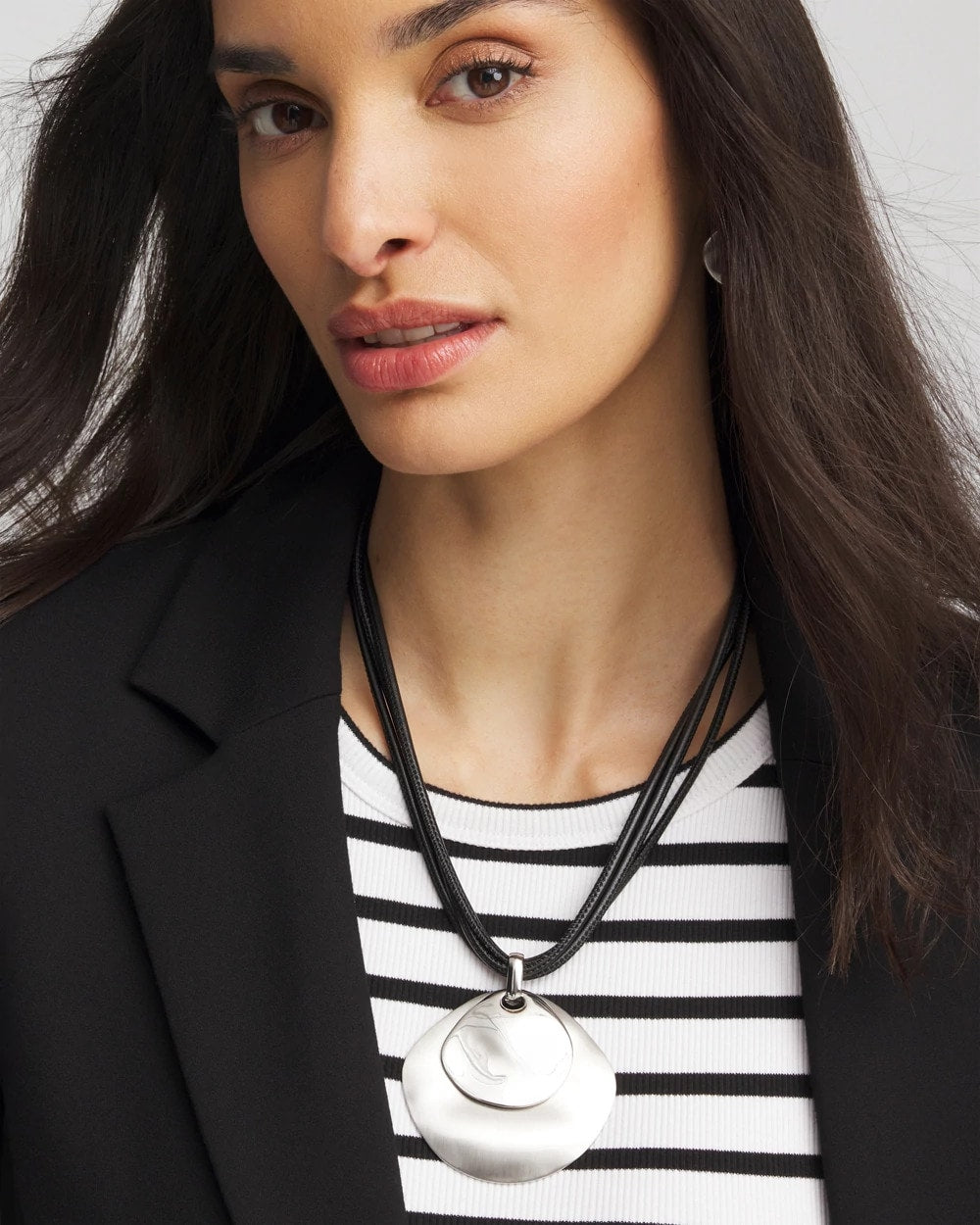 Chico's Women | Silver Pendant On Cord