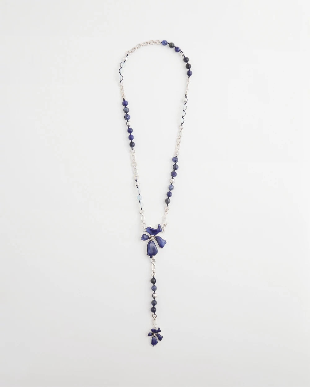 Chico's Women | Blue Flower Long Y-Necklace BLUE