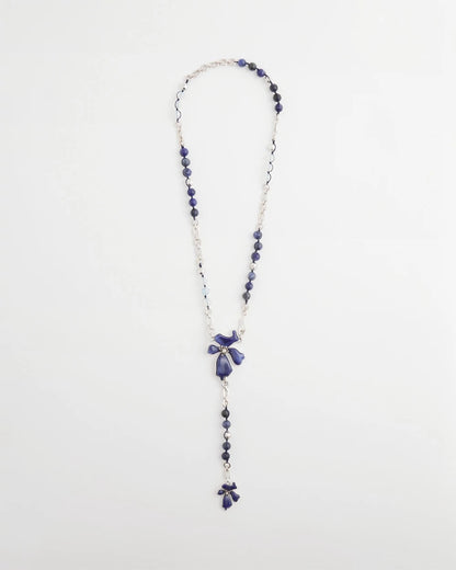 Chico's Women | Blue Flower Long Y-Necklace BLUE