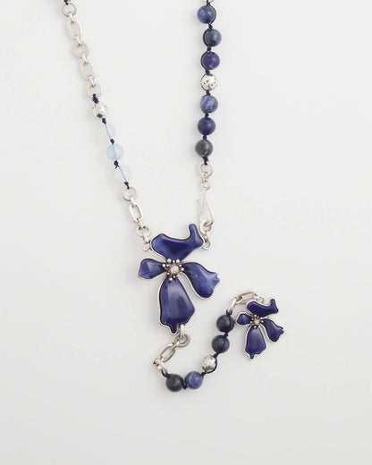 Chico's Women | Blue Flower Long Y-Necklace BLUE