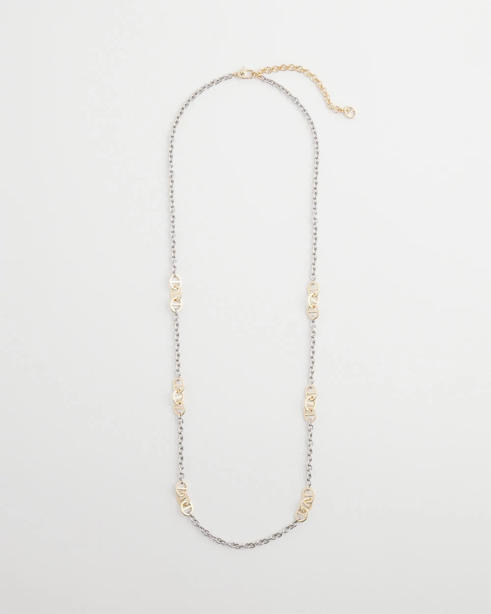 Chico's Women | Mixed Metal Link Long Necklace MIXED METALS