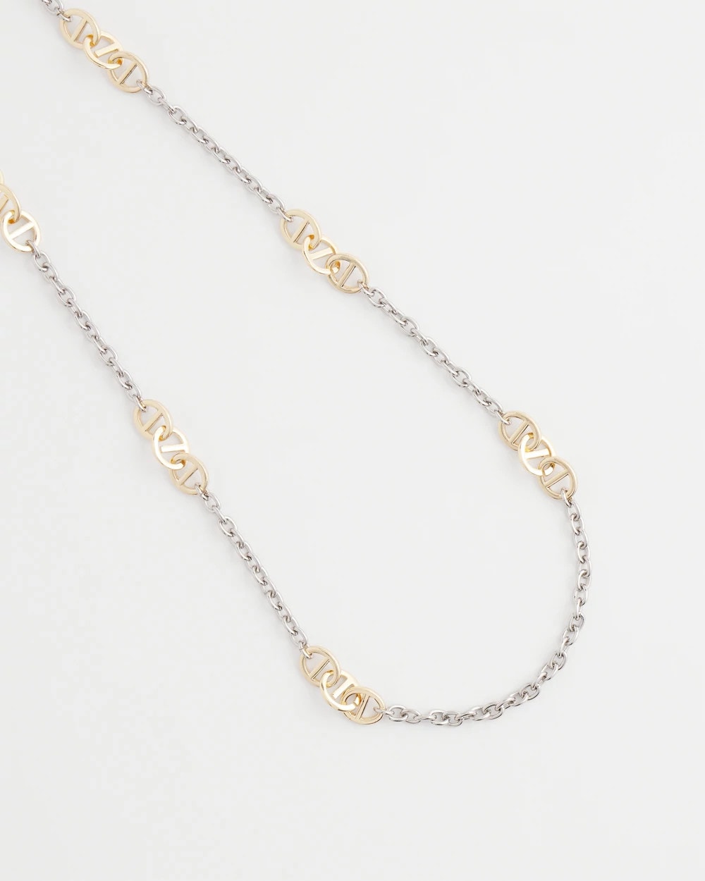 Chico's Women | Mixed Metal Link Long Necklace MIXED METALS