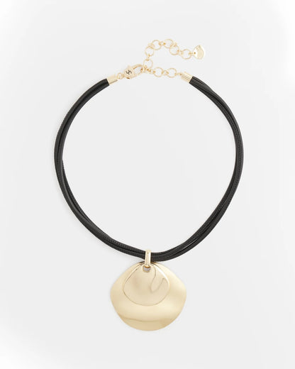 Chico's Women | Gold Pendant On Cord GOLD