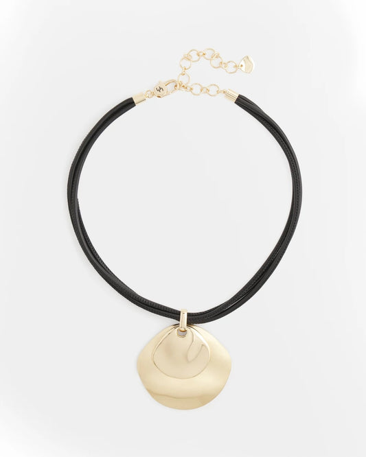 Chico's Women | Gold Pendant On Cord GOLD