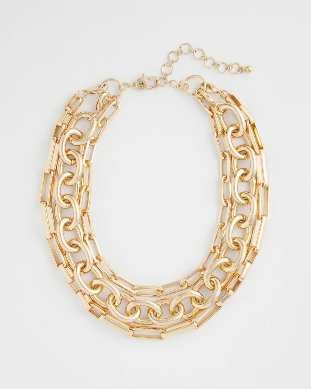 Chico's Women | Convertible Three-Strand Chain Necklace GOLD