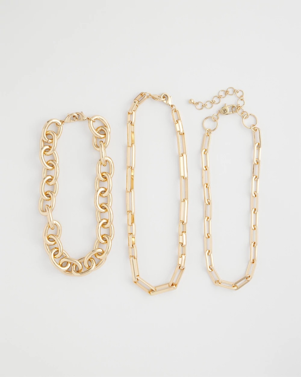 Chico's Women | Convertible Three-Strand Chain Necklace GOLD