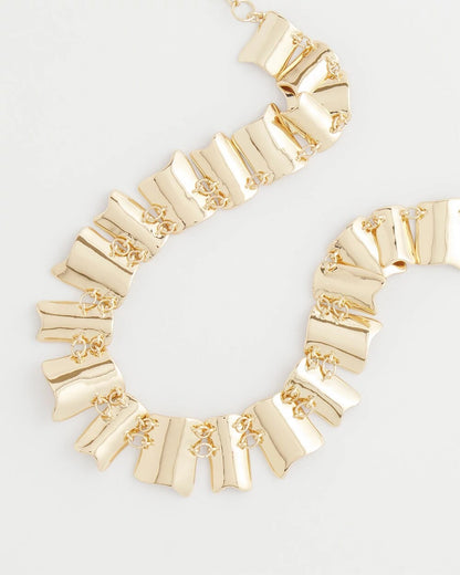 Chico's Women | Gold Wave Collar Necklace GOLD