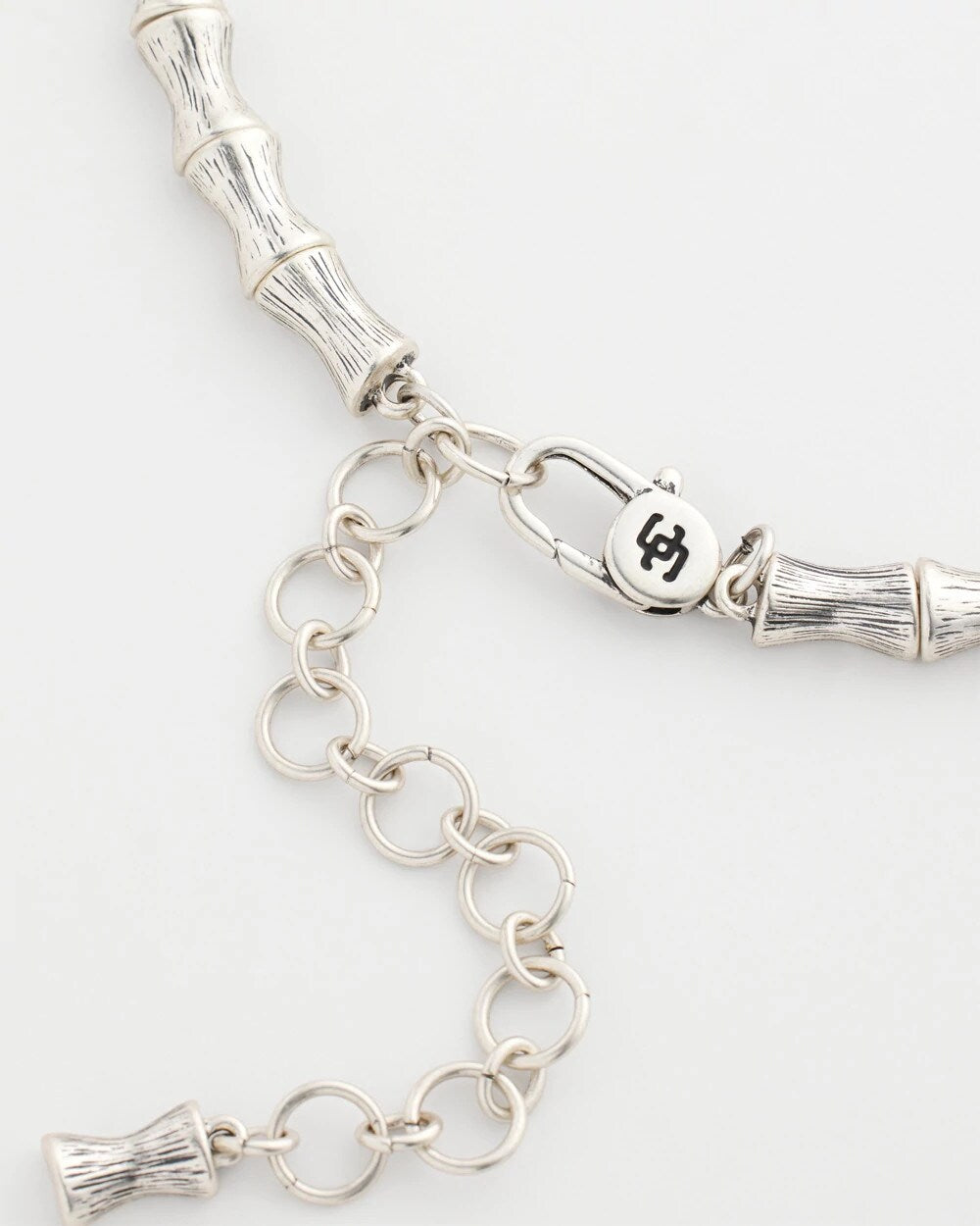 Chico's Women | Silvertone Bamboo Collar Necklace SILVER