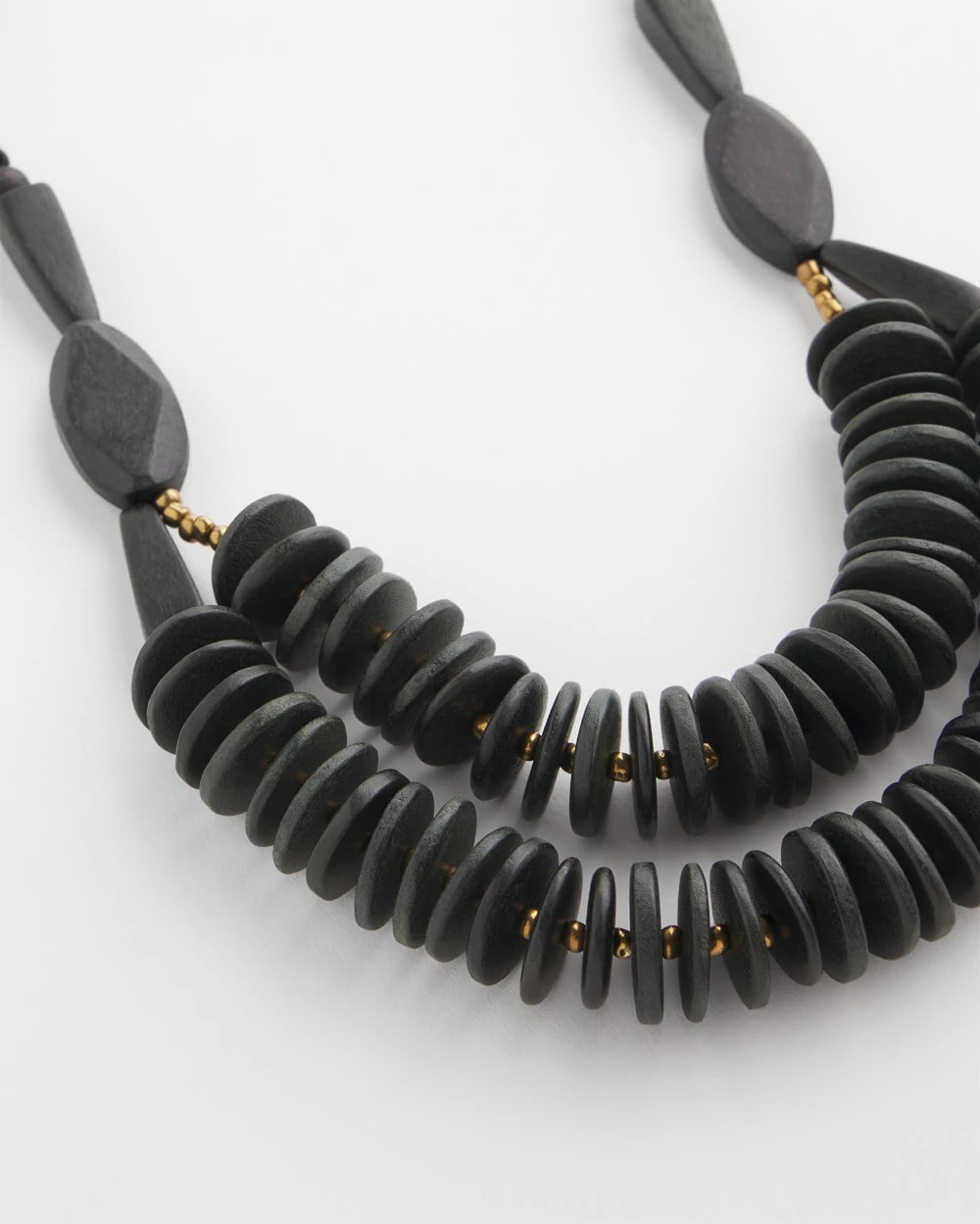 Chico's Women | SYLCA® x Chico's Black Disk Bead Statement Necklace BLACK