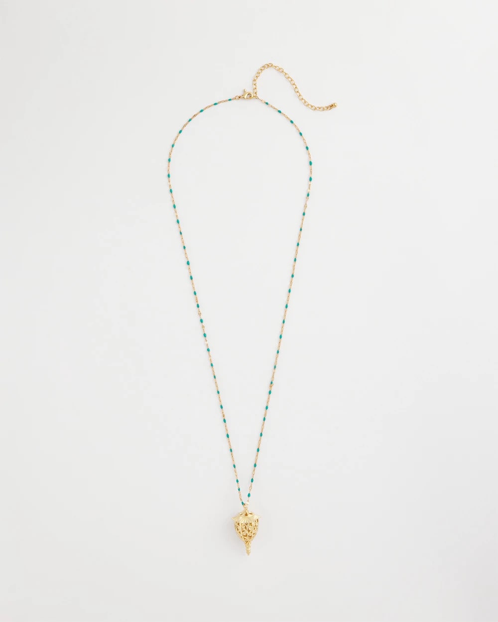Chico's Women | Lantern Pendant Necklace TURQUOISE