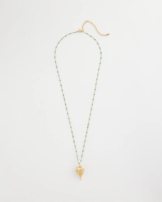 Chico's Women | Lantern Pendant Necklace TURQUOISE
