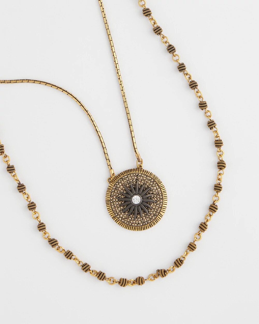 Chico's Women | Convertible Multi-Strand Pendant Necklace GOLD