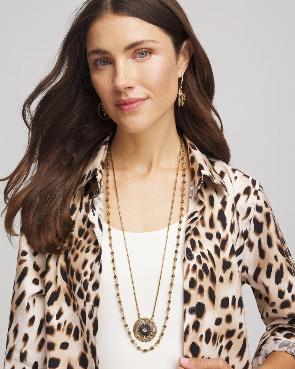 Chico's Women | Convertible Multi-Strand Pendant Necklace GOLD