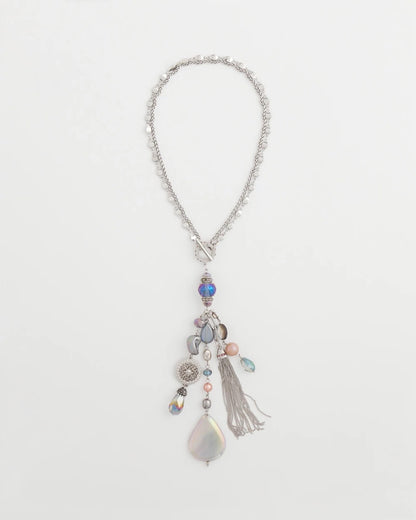 Chico's Women | Stone & Shell ​​Twice As Nice Pendant MULTI
