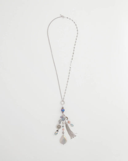 Chico's Women | Stone & Shell ​​Twice As Nice Pendant MULTI