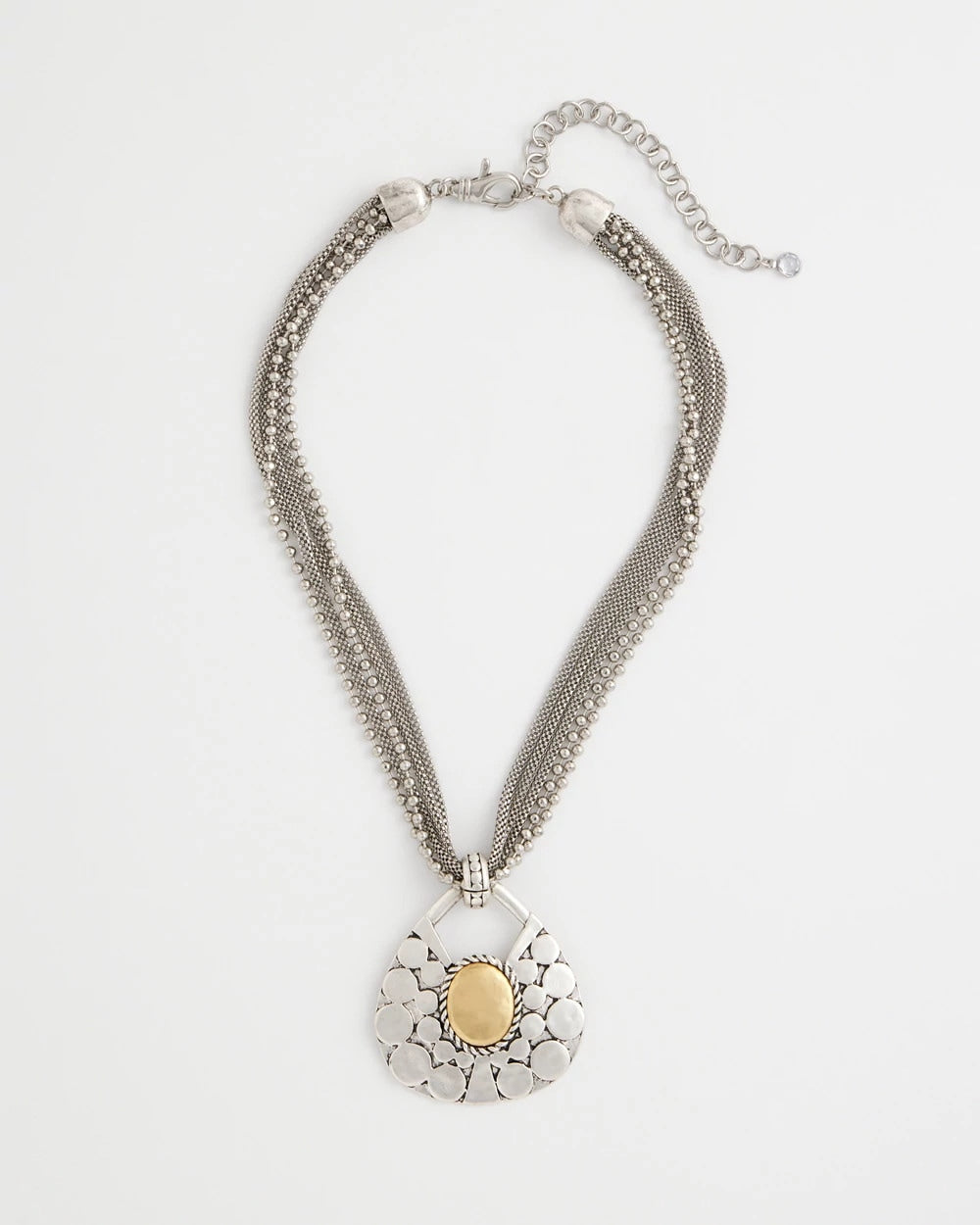 Chico's Women | Island Metal Pendant Necklace MIXED METALS