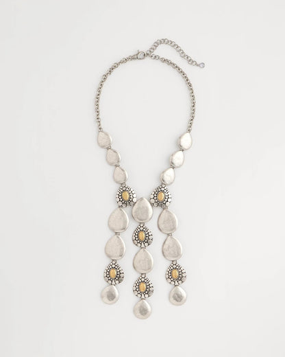 Chico's Women | Island Metal Linear Necklace MIXED METALS