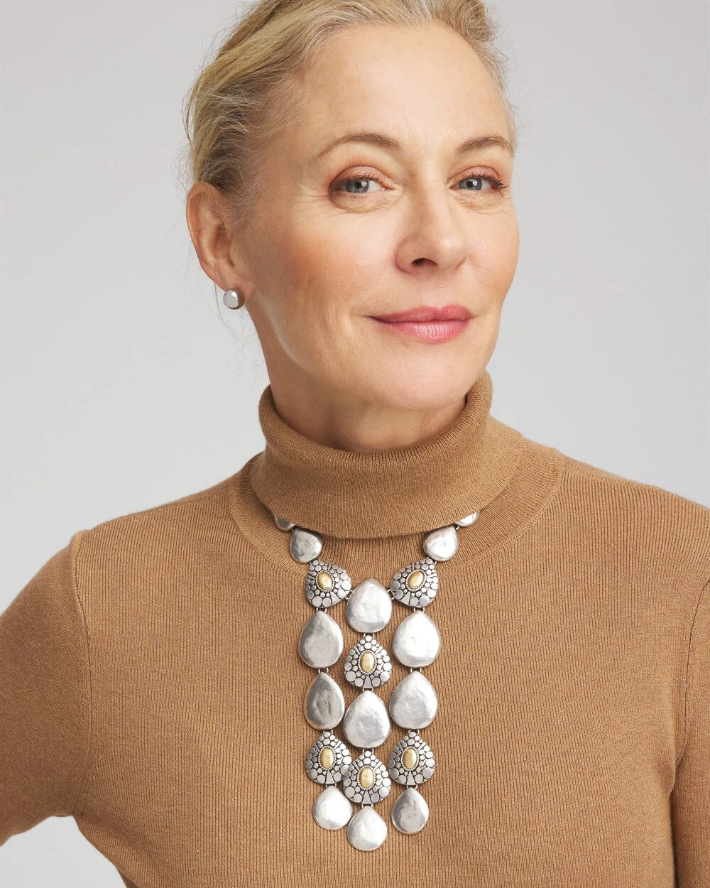 Chico's Women | Island Metal Linear Necklace MIXED METALS
