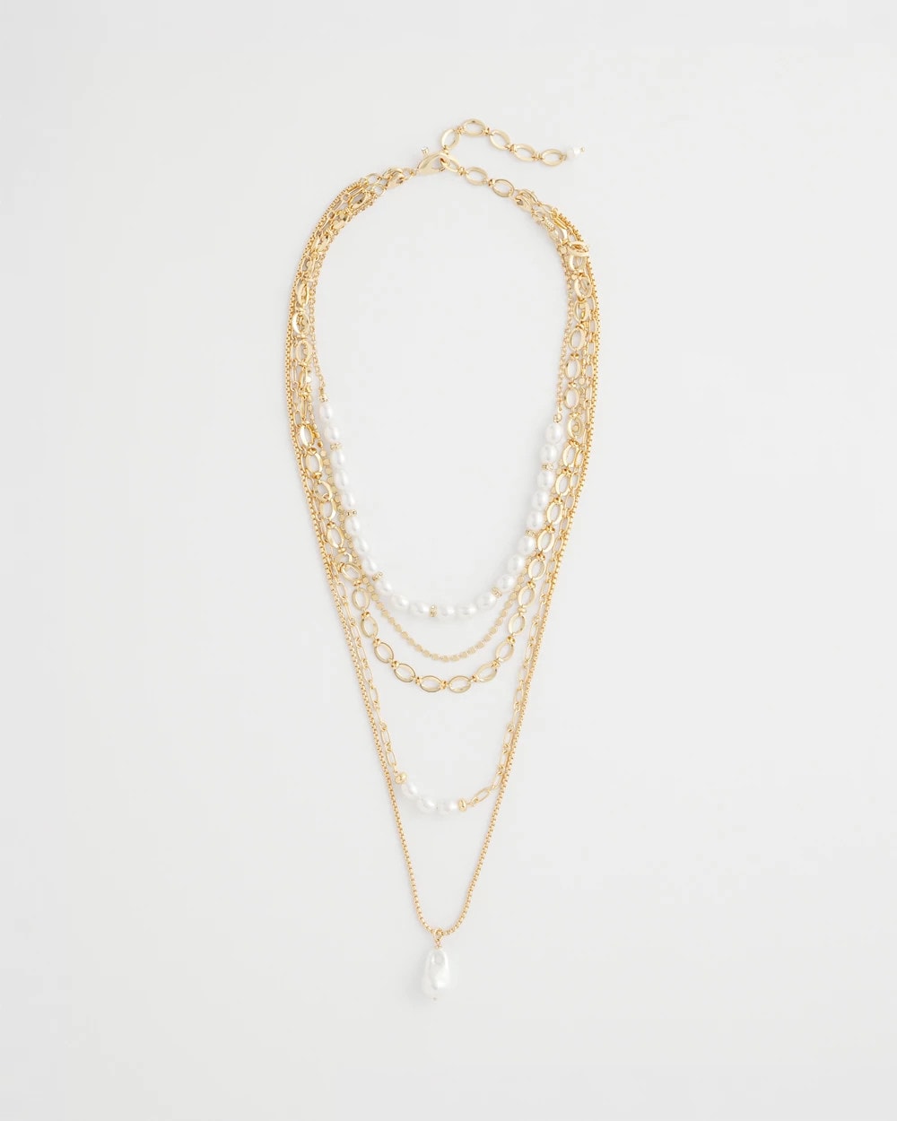 Chico's Women | Convertible Pearl Multistrand Necklace PEARL