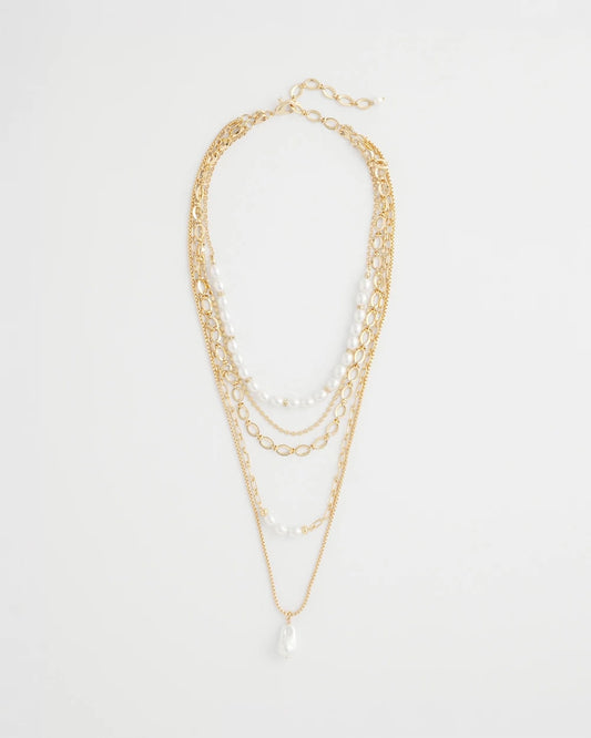 Chico's Women | Convertible Pearl Multistrand Necklace PEARL