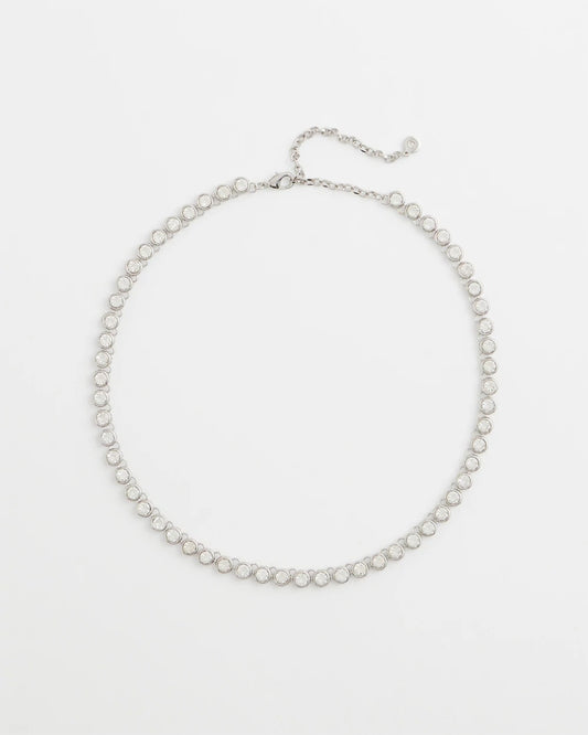 Chico's Women | Silvertone Tennis Necklace SILVER