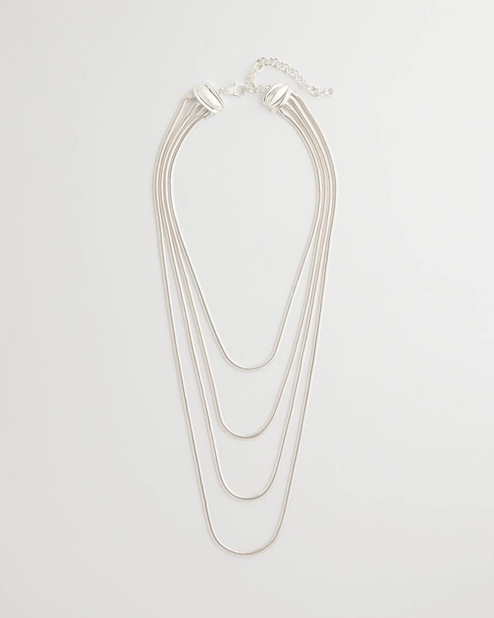 Chico's Women | Multi-Layer Snake Chain Necklace SILVER