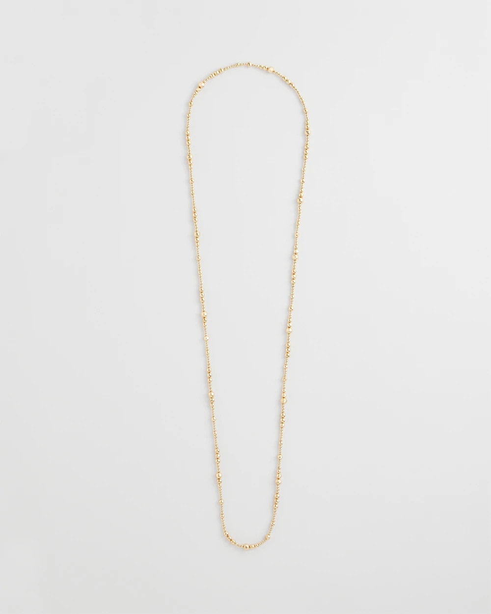 Chico's Women | Goldtone Long Beaded Necklace GOLD