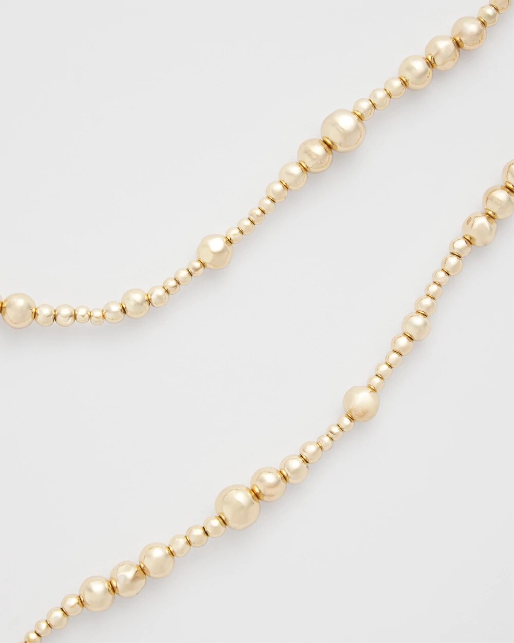 Chico's Women | Goldtone Long Beaded Necklace GOLD