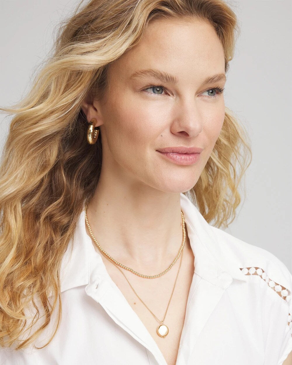 Chico's Women | Goldtone Convertible Pendant Necklace GOLD