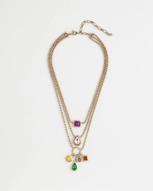 Chico's Women | Multi-Strand Gem Necklace MULTI