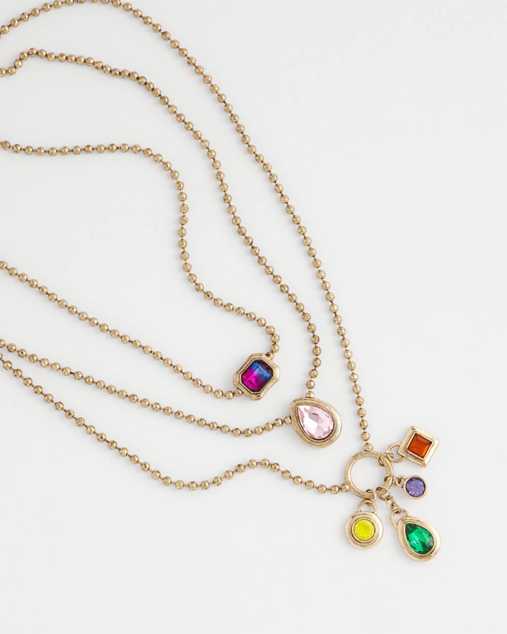 Chico's Women | Multi-Strand Gem Necklace MULTI